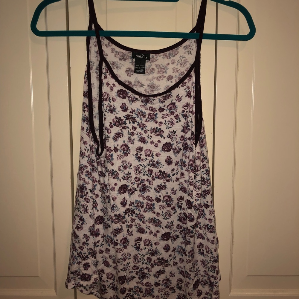 Flower tank top